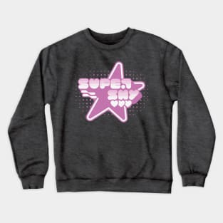 New jeans newjeans super shy pink bunny tokki | Morcaworks Crewneck Sweatshirt